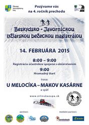 Pozvánka na Beskydsko-Javornícku lyžiarsku magistrálu
